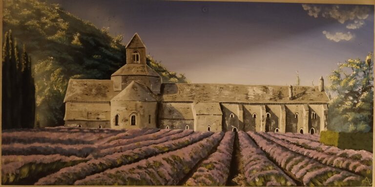 Church in Southfrance 100x50cm