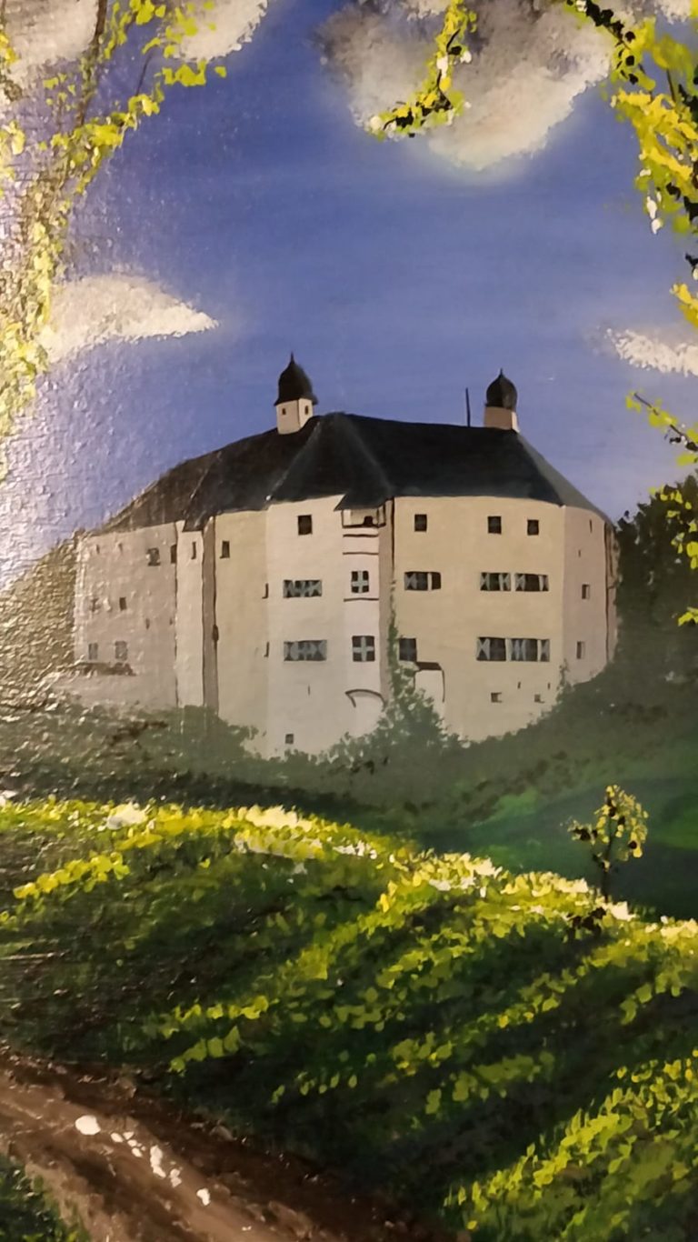 Schloss Amerang 73x60cm 220 €